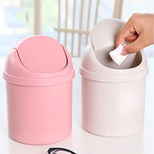 Zukeeljt smeće može mini mali otpad bin desktop korpa za smeće Kućni stol kancelarijski materijal Kantu za smeće može posuti za prašinu Sundries Barrel kutija