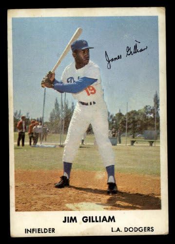 1961 Bell marke Dodgers # 19 Jim Gilliam Vg / Ex