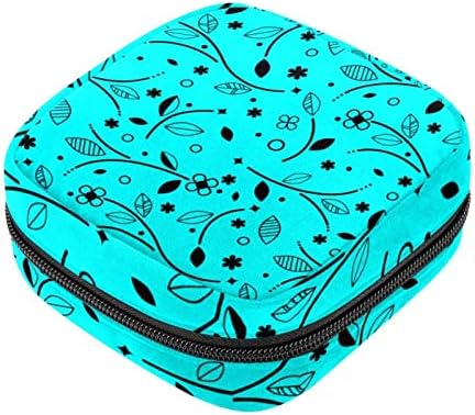 Plavi cvjetni uzorak sanitarne vreće za pohranu salveta Menstrualna čaša torbice Držači držač za držanje tampona