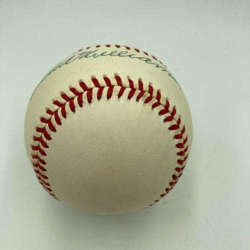 Prekrasna Ted Williams Single potpisana Al Baseball PSA DNK Automatski ocijenjeni metvica 9 - autogramirani bejzbol