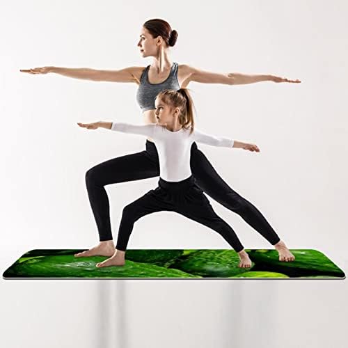 Prostirka za jogu, prostirke za jogu za kućni trening, prostirka za trening, prostirke za vežbanje, prostirka za Pilates, slika zelenog