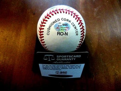 Hank Aaron Nolan Ryan Pete Rose MLB Kings Hof Potpisan Auto onl bejzbol SGC JSA - AUTOGREM BASEBALLS