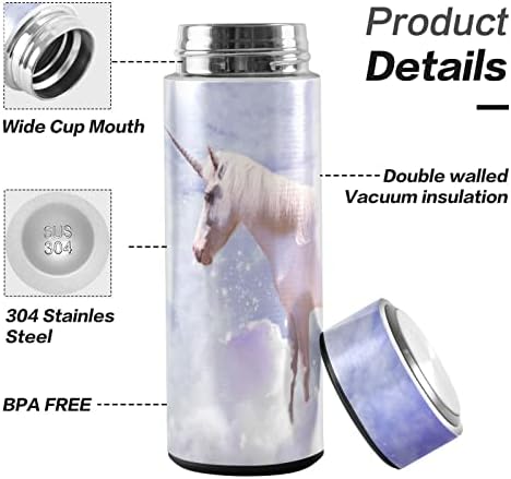 Cataku jednorog Magic boce za vodu izolirano 16 ozljeda od nehrđajućeg čelika Termos boca za kavu Voda pića za višekratna putnicu