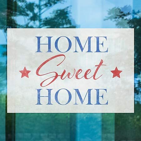 CGsignLab | Prozor Dom Sweet Home Cling | 18 x12