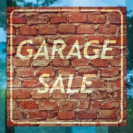 CGsignLab | Garažna prodaja -Host Aged Brick Cling Cling | 24 x24