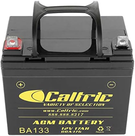 Caltric AGM baterija kompatibilan sa John Deere D100 D105 D110 D120 D125 D130 D140 D150 D160 D170