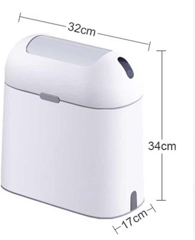 N / A pametna kanta za smeće za kupatilo Automatski električni indukcijski kanti za smeće sa poklopcem kante za senzor velikog kapaciteta za domaćinstvo