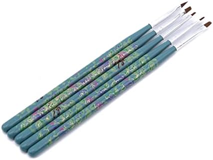LHLLHL 5kom četke za nokte gel lak za farbanje četkica za crtanje Set alata za manikir set Kit nail Art olovke za četke
