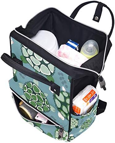 Slatke zelene plivačke kornjače ruksak ruksaka za vodu za boce za vodu koji mijenja torbe