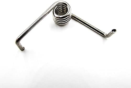 VLIZO Spring Steel 8 komada stezaljka od nehrđajućeg čelika 90 stupnjev proljetni čelični žica promjer 1,3 mm torzijske opružne torzijske