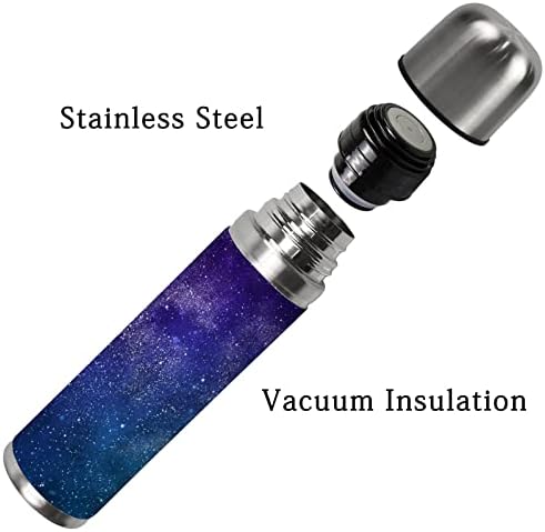 Vantaso Galaxy Stars Space Nebula Vodoočena boca izolirana dvostruko zidna vakuumska čaša za pušač 500ml 17 oz za sportsko planinarenje