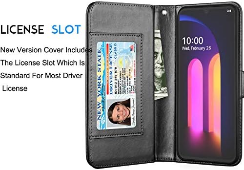 Tekcoo torbica za novčanik LG V60 ThinQ / LG V60 ThinQ 5G uw, luksuzna PU kožna lična karta držač utora za kreditne kartice torbica