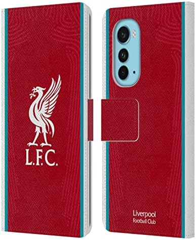 Dizajn kućišta za glavu zvanično licenciran Liverpool Football Club Home 2020/21 kožna Navlaka za novčanik za knjige kompatibilna