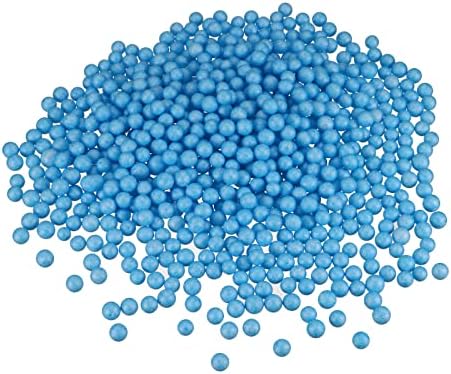 Dmiotech 1 pakovanje 0,3-in pjene perle kuglice polistirene okrugle pjene kuglice plava za DIY Craft, umjetnost, ukras za zabavu