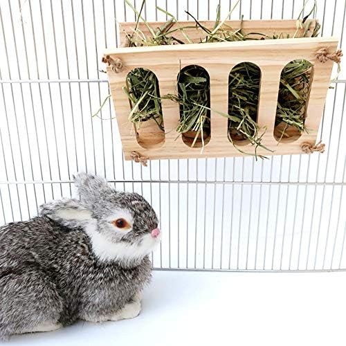 Rabbit HEANER HOWNER HANGER Sklopivi zeko kašilica za hranjenje trava Fiksni nosač sijena Dispenzer za zamoljevanje zamorci za gvineju