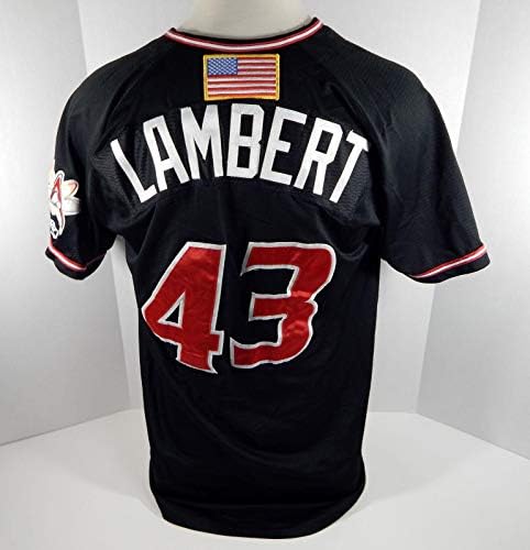 2018 Albuquerque Isotopes Peter Lambert 43 Igra Rabljeni Black Jersey - Igra Polovni MLB dresovi