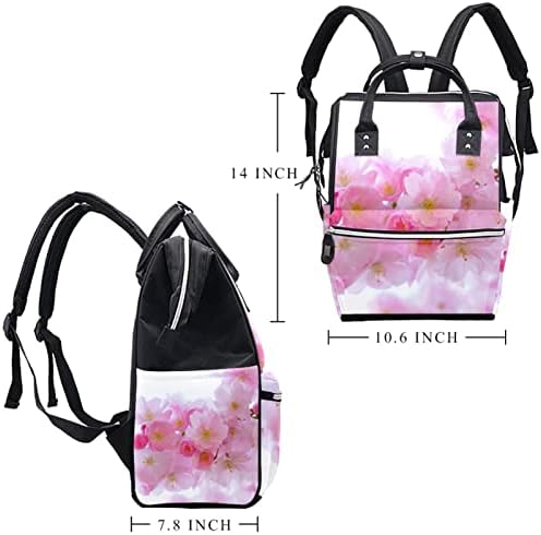 Blossom ružičasti ružičasti ručni ruksak s promjenom torbi za dječje djevojke Djevojke mama torba