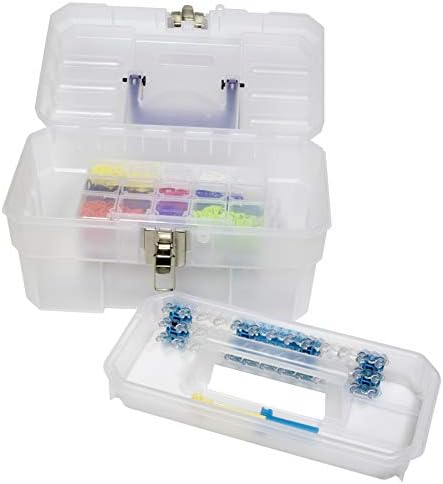 AKRO-MILS 09514CFT PROBOX 14-inčni plastični pogon za ploču, zanat ili medicinski prostor za skladištenje s uklonjivim ladicom, 14-inčni