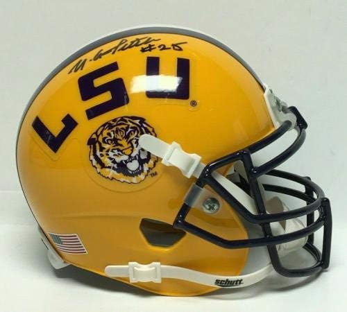Y. A. Tittle potpisan LSU Tigers Mini-kaciga JSA W351938-autograme koledž kacige