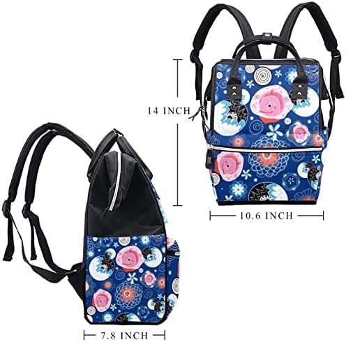 Sažetak Art uzorka ruksak ruksak za bebe nazivne torbe za promjenu multi funkcije Velika kapacitet putne torbe