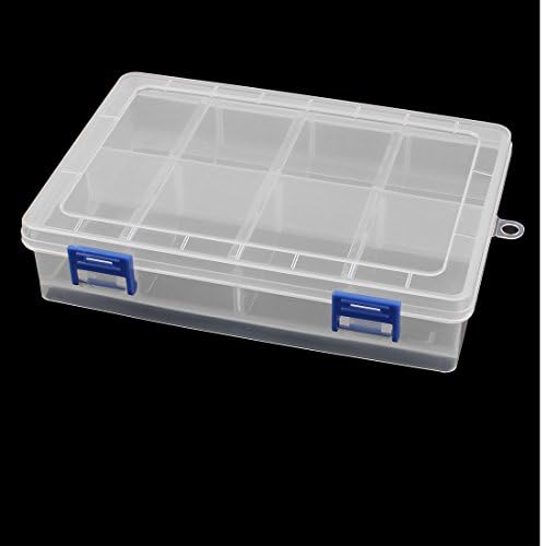 Aexit plastika 8 Organizatori alata GRID vijci elektronički dijelovi za pohranu spremnika kutije za alate Clear Clear