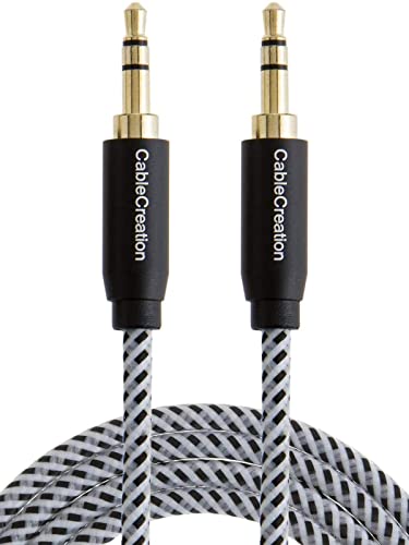 Kablovski aux kabl, 3.5 mm Audio kabl muški na muški, 1/8 inčni Pomoćni Stereo priključak,Aux kabl za slušalice, Telefon, automobil, zvučnik i još mnogo toga