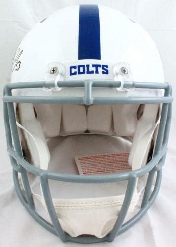 Darius Leonard sa autogramom Colts F / s Brzina autentična kaciga-JSA W * NFL kacige sa crnim autogramom