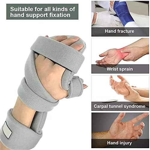 Ortoza prsta meka funkcionalna udlaga za ruke za ruke za ruke Noćna zapešća imobilajzer za bol Tendinitis Sprain fraktura artritis
