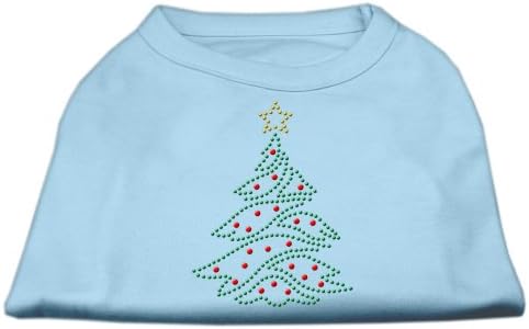 Mirage PET proizvodi 18-inčna košulja za tisak božićne stablo za kućne ljubimce, XX-velika, beba plava