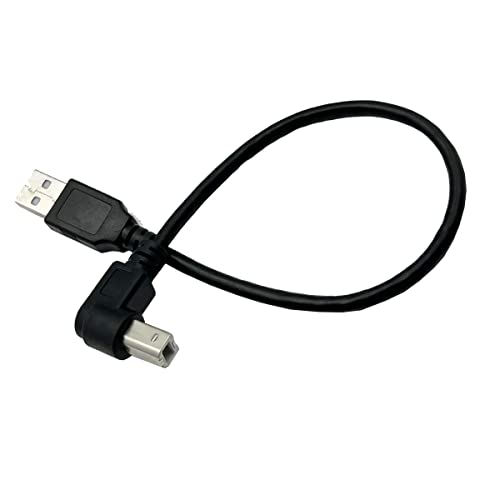 Seadream ugaoni kabl za štampač 2pack USB to printer Adapter kablovi 90 stepeni USB 2.0 A muški do B donji ugao utikač Konverter olovni skener Produžni kabl kabla