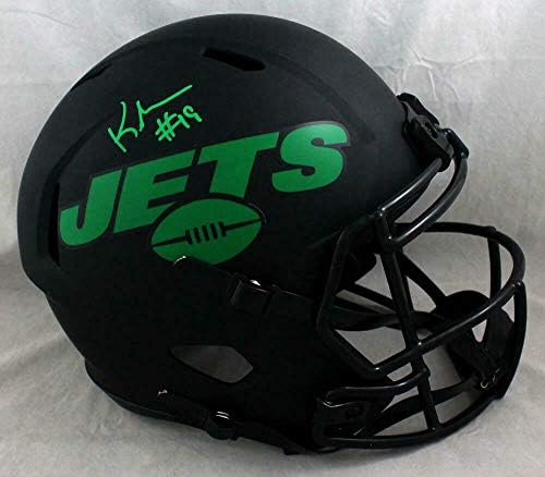 Keyshawn Johnson sa autogramom New York Jets F/S Eclipse Speed helmets - JSA W auth - autographed NFL Helmets