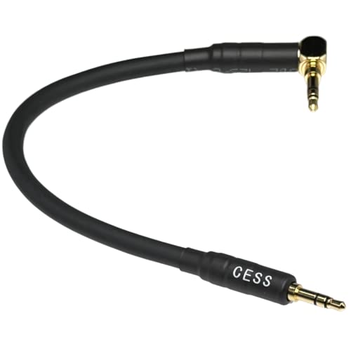 CESS-072 pravi ugao do pravog 3.5 mm kratkog aux Stereo Audio kabla, 6-inčni