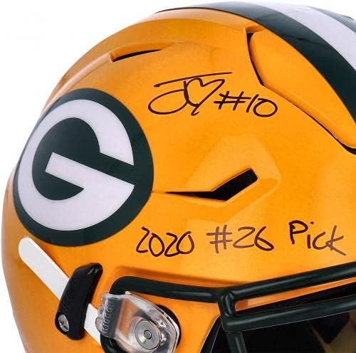 Jordan Love Green Bay Packers autographed Riddell Speed Flex autentična kaciga sa natpisom 202026 Pick NFL kacige sa autogramom