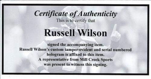 Russell Wilson Seattle Seahawks replika šlema pune veličine SB XLVIII Champs u zelenoj RW Holo zalihi 72372-NFL šlemovi sa autogramom
