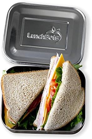 RučakBots Srednji sendvič sa sendvičem od nehrđajućeg čelika - Otvoreni dizajn za obloge - salate ili mali obrok - ekološki - ekološki