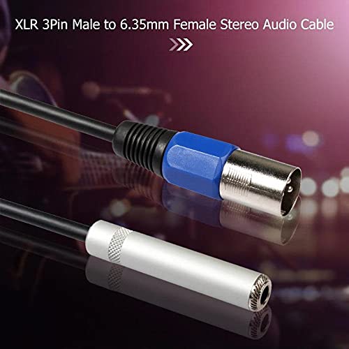 LHLLHL muški do 6.35 mm ženski Stereo Audio kabl 3pin ženski do 6.35 mm ženski Stereo Audio kabl Adapter kabl