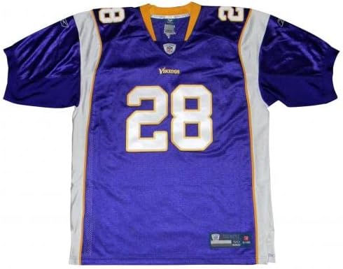 Adrian Peterson potpisao je Minnesota Vikings # 28 Autentični reebok dres fanatika - autogramirani NFL dresovi