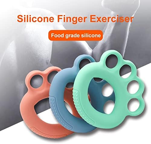 SAWQF snaga za držanje ruku i vježbač prstiju prijenosni vježbač prstena za podlakticu Silikonski Stiskač za prst fizički