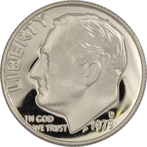 1979 S Tip 1 ispunio je S Roosevelt Dime Choice Conceal 10C Kolekcionarski američki novčić