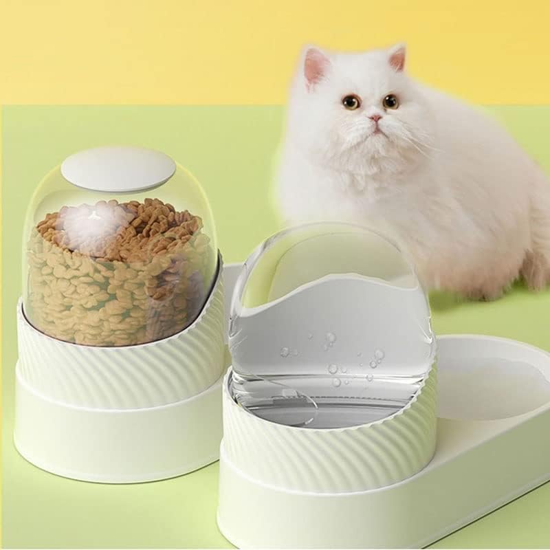 Wxbdd Cats automatski hranilac dozator vode posuda za hranu za kućne ljubimce posuda za hranu velikog kapaciteta plastična čvrsta