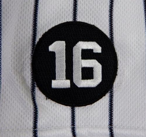 2021 New York Yankees Jameson Taillon 50 Igra izdana P Poloviti bijeli dres 16 P 0 - Igra Polovni MLB dresovi