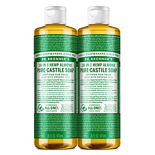 Dr. Bronner's - Pure-Castile tečni sapun - napravljen od organskih ulja, 18-u-1 Upotreba: Lice, tijelo, kosa, veš, Kućni ljubimci