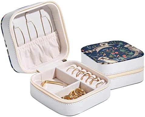 Mini Travel prijenosni nakit slučaj za prsten, privjesak, naušnica, ogrlica Organizator kutija, rođendanski pokloni slatka rakun