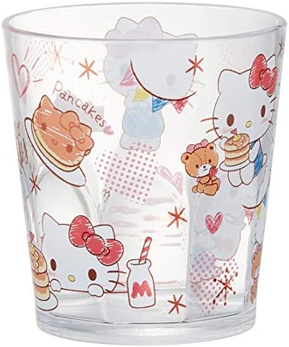 Klizač Ksa4 akrilna čaša, 9.5 fl oz, Hello Kitty, Sanrio, bez akrilne ručke