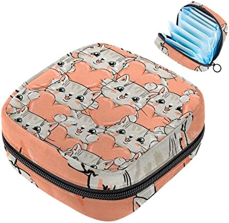 Ženske sanitarne jastučiće torbice dame menstrualne čaše torbice za djevojke prijenosni period tampon torba za pohranu crtana mačka