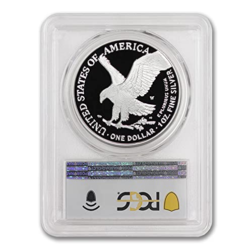 2021 W 1 oz OSONA Američki srebrni Eagle PR-70 Deep Cameo by Coinfolio $ 1 PR70DCAM PCGS