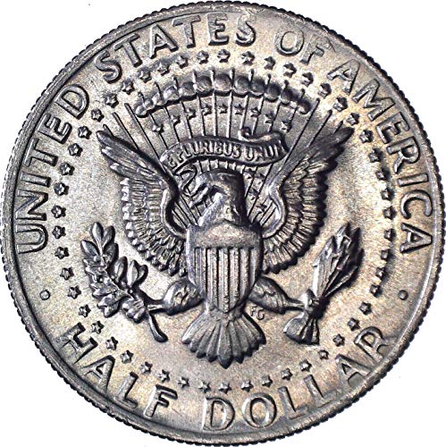 1972. Kennedy polu-dolar 50c sjajan necrtuliran