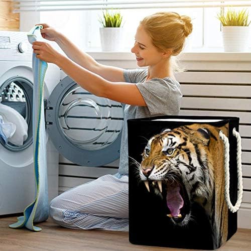 DJROW korpa za veš Tiger Roaring sklopiva korpa za veš za kupatilo spavaća soba kućne Igračke i organizacija odeće