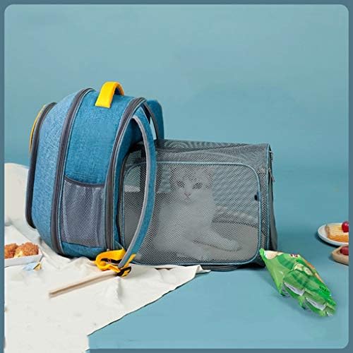 haoyunlai Fold Pet Cat Carrier ruksak Torba prozračna Prijenosna torba za pse ruksak za kućne ljubimce torba za nošenje na otvorenom