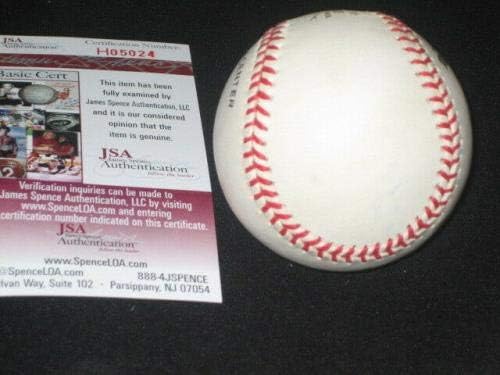 Curtis Colt Johnson potpisao je autentičnu negravu ligu na baseball JSA - autogramirani bejzbol